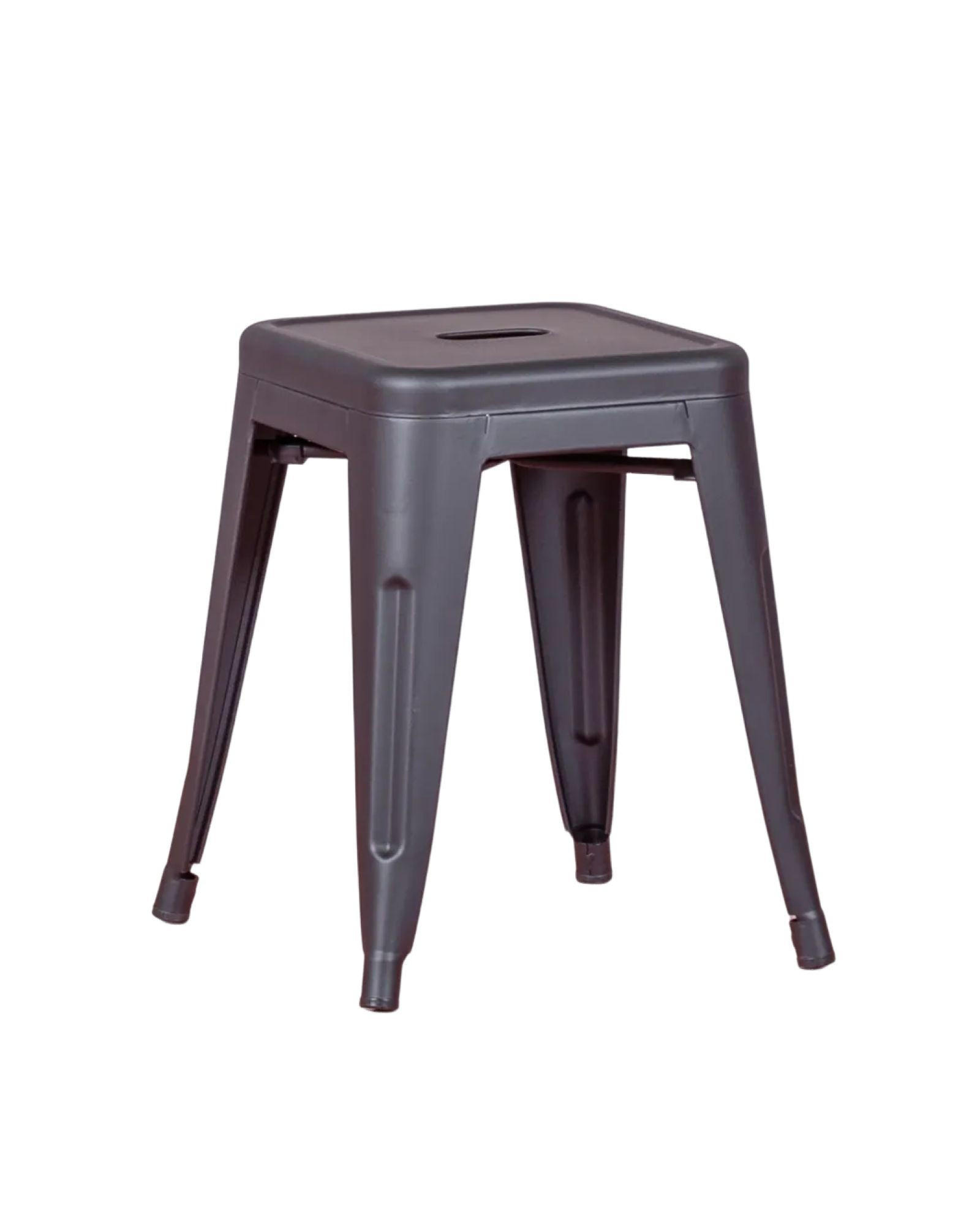HOCKER Metall Schwarz - Schwarz, Metall (40/45/40cm) - Nest Dream