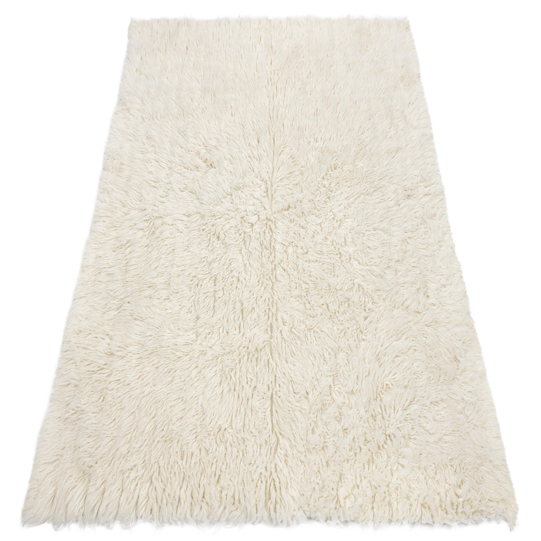 FLOKATI WOLLE 110/170 cm - Beige, Textil (110/170cm) - rugsX