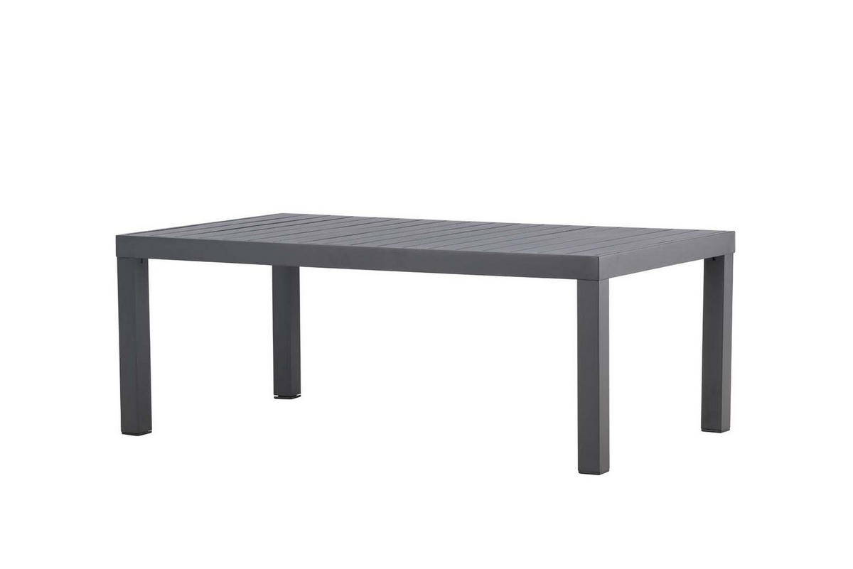 GARTENTISCH schwarz - Schwarz, Holzwerkstoff (120/70/45cm) - ebuy24