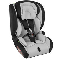 AUTOSITZ Sophie,von 76 bis 150 cm, Belastbarkeit 36 kg,hellgrau/schwarz - Hellgrau/Schwarz, Kunststoff (47/80.5/47cm) - tectake