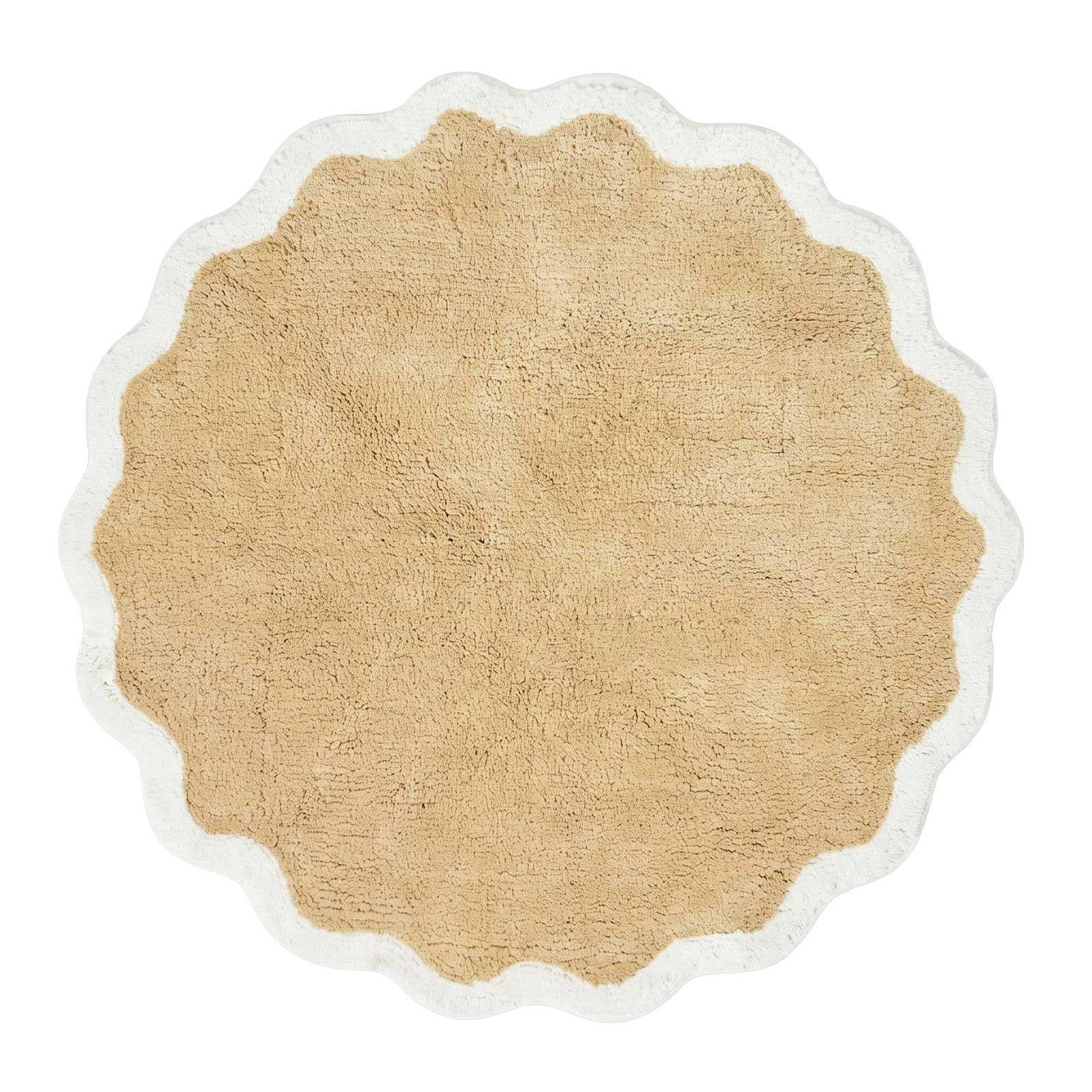 Homescapes Badteppich Beige 70x70 cm