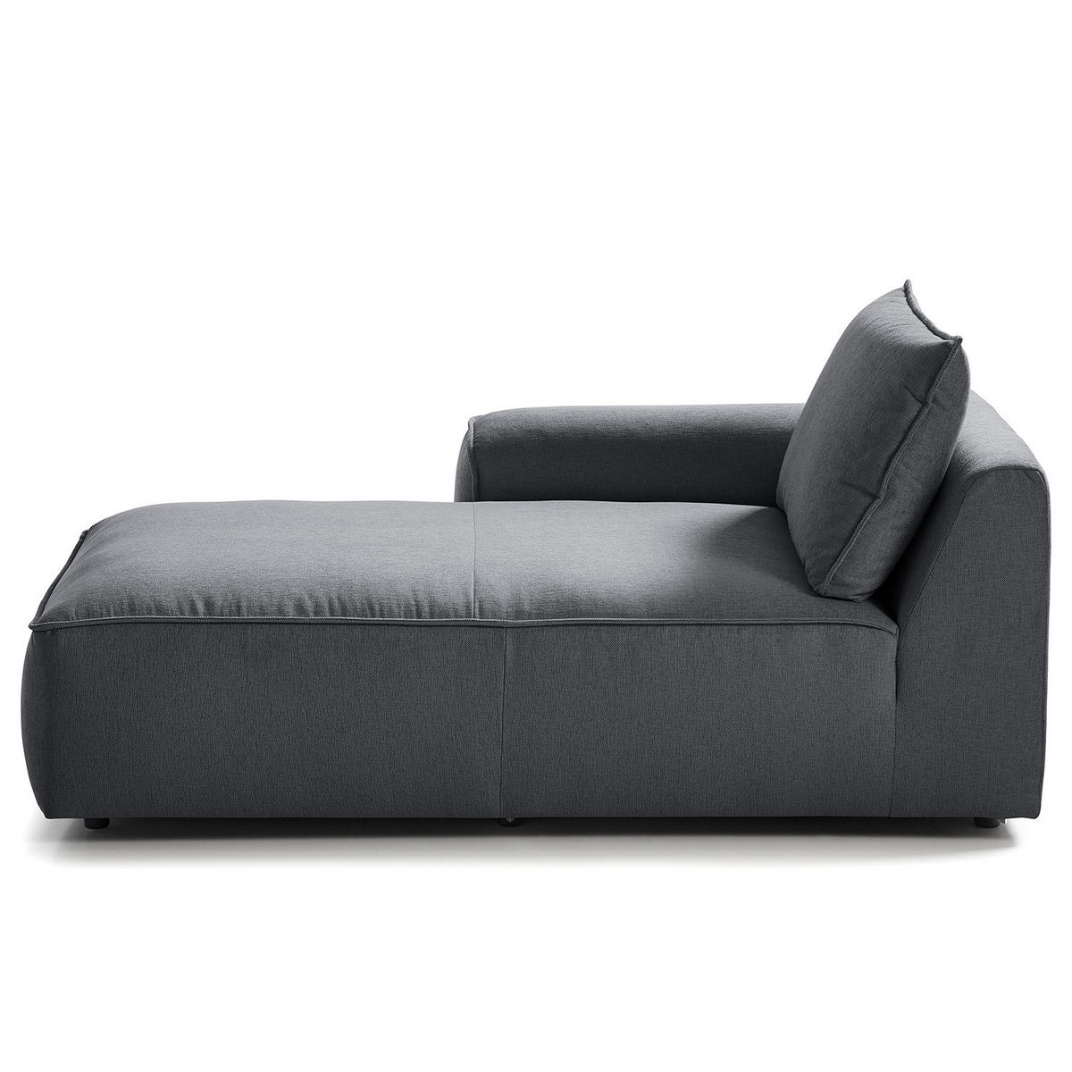 MODULLONGCHAIR - Grau, Holz/Textil (170/82/105cm) - home24