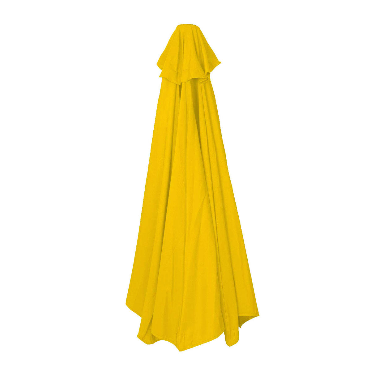BEZUG FÜR SONNENSCHIRM HALBRUND Gelb - Gelb, Textil (260/135cm) - MCW