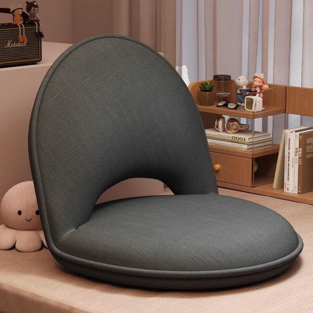 EINZELSOFA 47/44/50 cm - Silberfarben, Textil (44/50/47cm) - Authentics