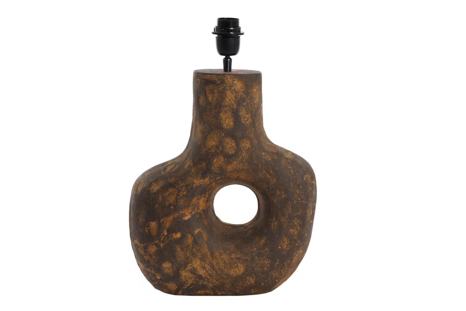 TISCHLEUCHTE TARUGI 32,5x12x47,5 cm, Metall, Braun - Braun, Metall (32.5/12/30cm) - Light & Living