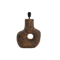 TISCHLEUCHTE TARUGI 32,5x12x47,5 cm, Metall, Braun - Braun, Metall (32.5/12/30cm) - Light & Living
