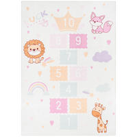 KINDERTEPPICH KIDS Creme Hüpfspiel 200/300 cm - Creme, Textil (200/300cm) - Tapiso