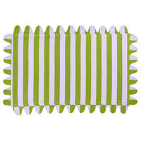 TISCHSET Vega Strip gestreift - Grün, Textil (33/49cm) - Butlers