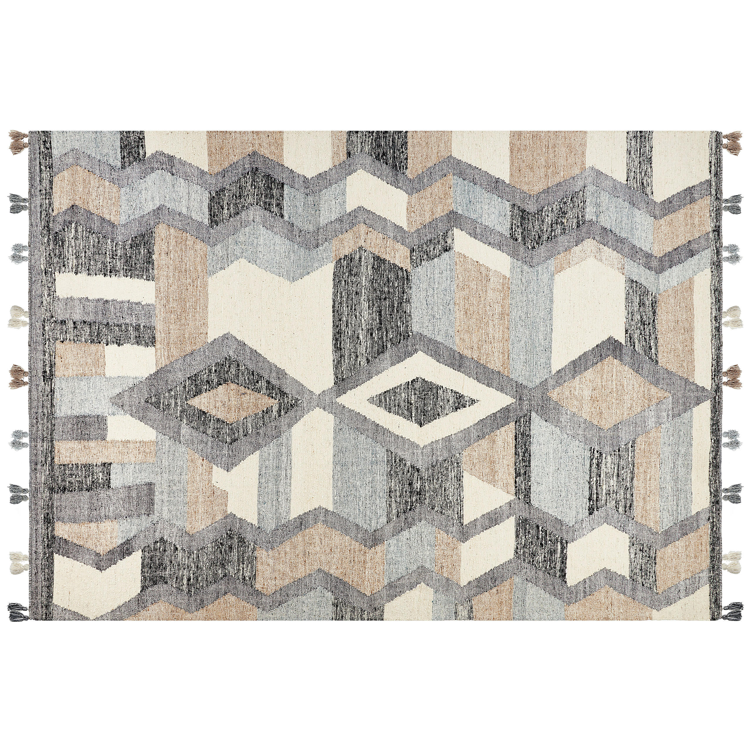 KELIM-TEPPICH Aygezard 300/200 cm - Multicolor, Textil (200/300cm) - Beliani