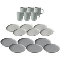 TAFELSERVICE Jasper mint 18er Set - Mintgrün, Keramik (1/1/1cm) - Ritzenhoff Breker