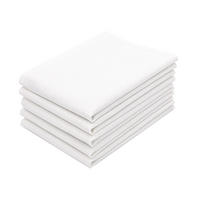 GESCHIRRTÜCHER, 5er-Set, 50x75 cm, 100% Baumwolle, Weiß - Weiß, Textil (50/75cm) - Zollner
