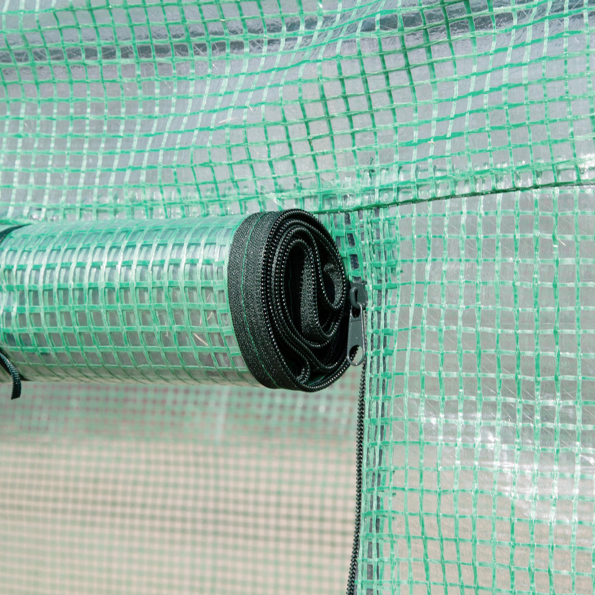 GEWÄCHSHAUS 2,95x2x2 m Tunnel - Grün, Metall (295/200/200cm) - Fortuna Lai