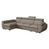 ECKSOFA Boston LCP, Seite: Links LCP+2R+1P(65) - Kaschmir/Silberfarben, Holz/Textil (320/170cm) - MIRJAN24
