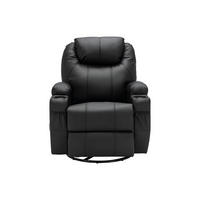 MASSAGESESSEL - 1 Person - Kunstleder - Schwarz - - Schwarz, Leder (82/105/95cm) - Vente-Unique