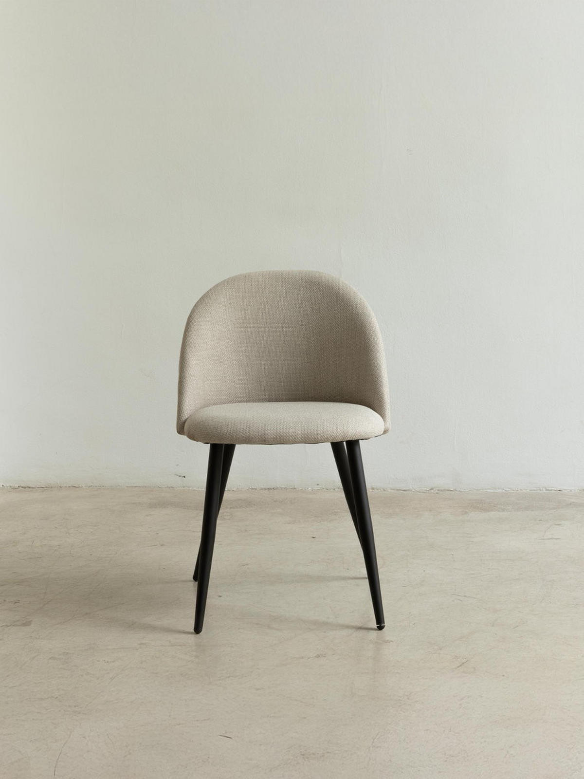 STUHL Brila Beige 51 cm x 77 cm - Beige, Textil (51/77/54cm) - Kenay Home