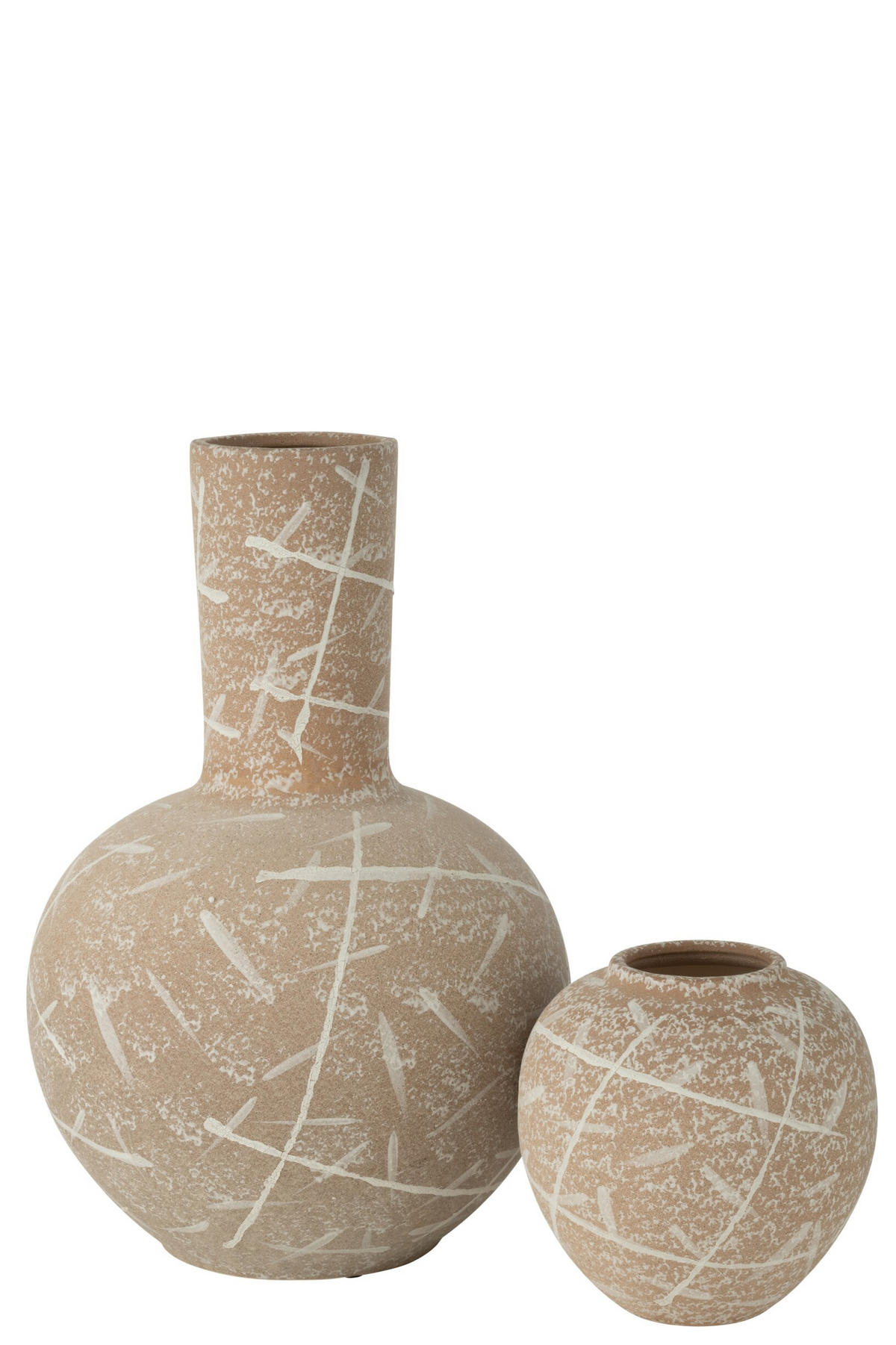 VASE DUNE - Töpferei - Multi - Ø 34 cm - Multicolor, Keramik (52cm) - J-Line