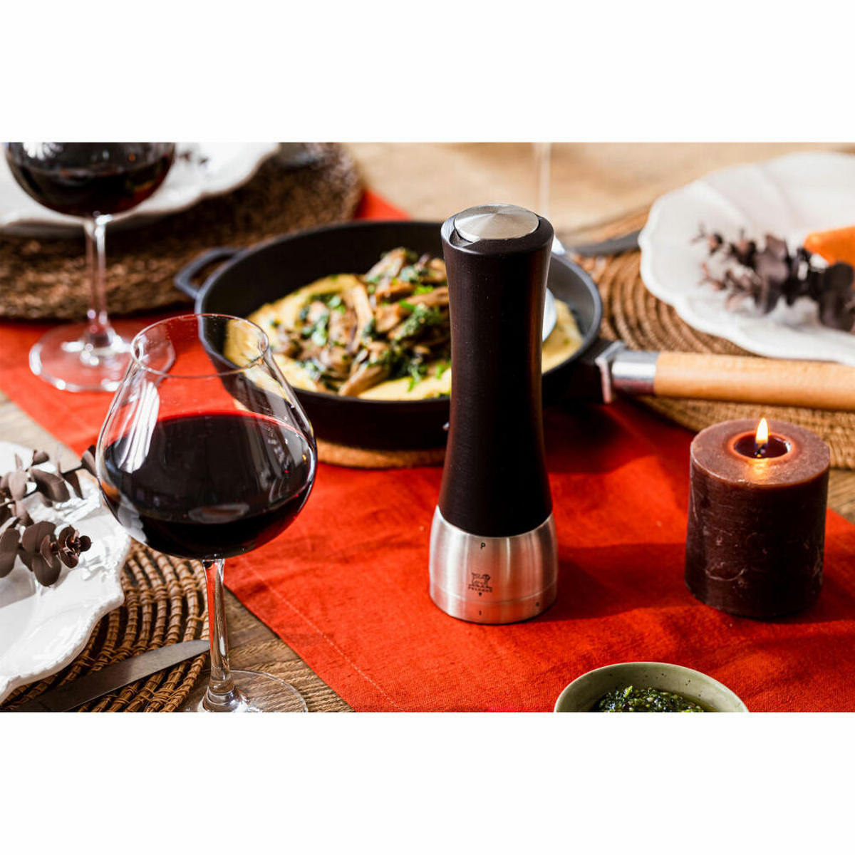 SALZMÜHLE Madras uSelect 21cm Buchenholz Schokolade Stahlmahlwerk - Braun, Holz (6.5/21/6.5cm) - PEUGEOT