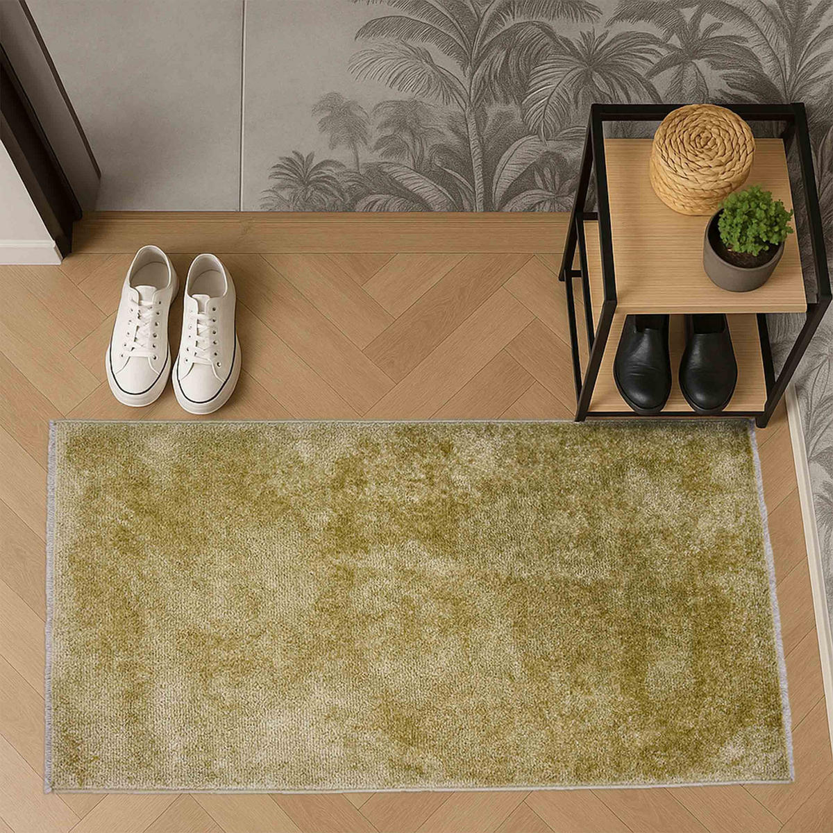 KURZFLORTEPPICH STEVIE - Grün, Textil (120/180cm) - Astra