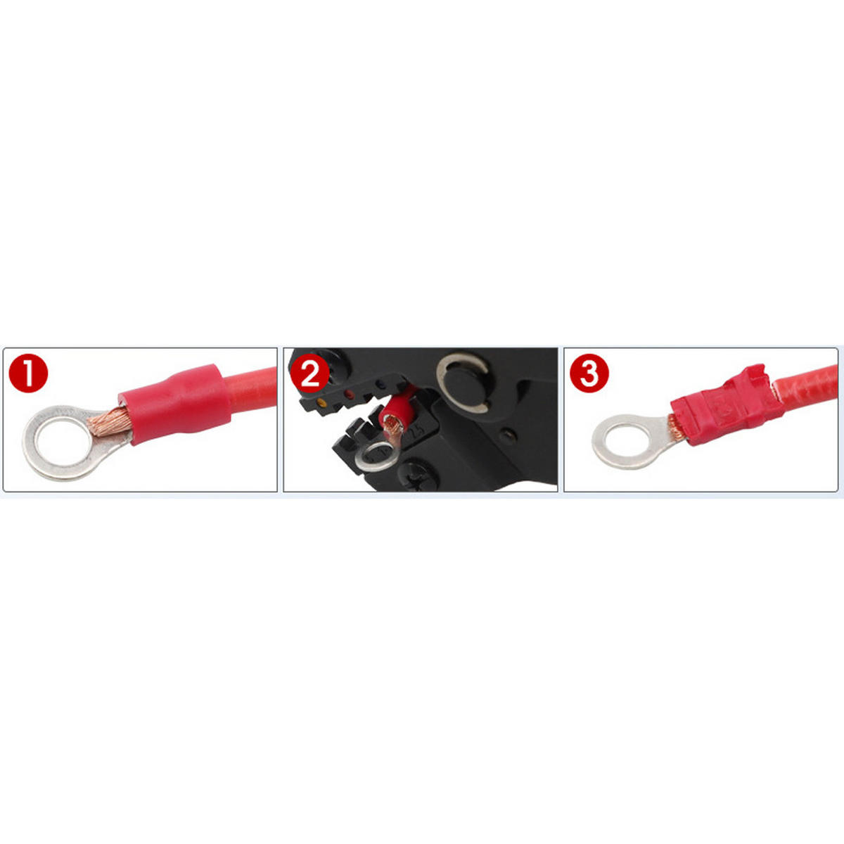 ZANGE – Geeignet für Drähte mit einem Querschnitt von 0,25 – 2,5 mm² – SN-02C - Kupferfarben, Metall (19/1/1cm) - DCA