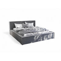 POLSTERBETT Aldana Komplettset - Anthrazit, Holzwerkstoff/Textil (140/200cm) - Fun Möbel