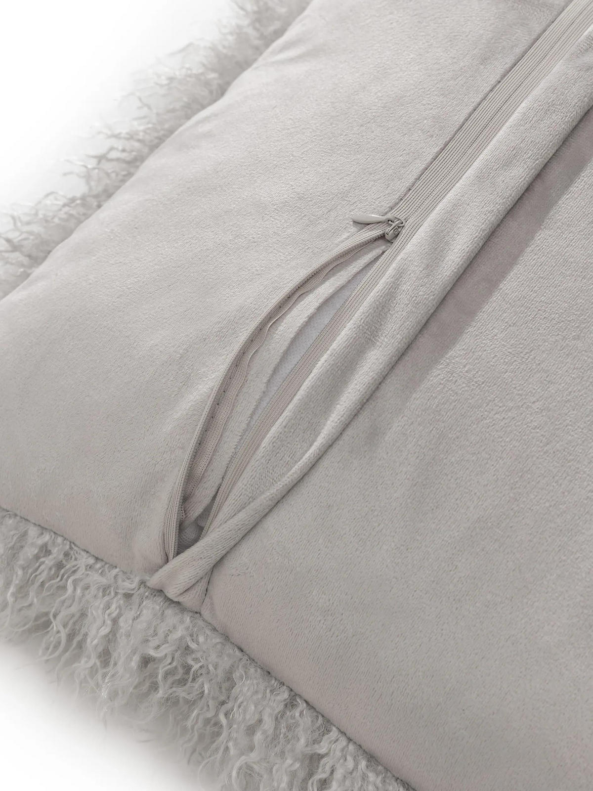 KISSENBEZUG Oscar Grau 45x45 cm - Grau, Textil (45/45cm) - benuta Nest