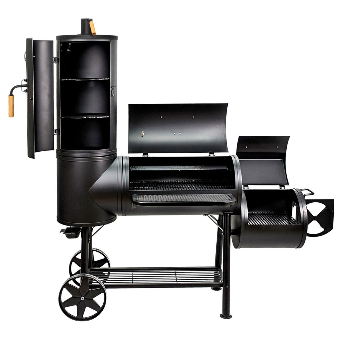 SMOKER CHIEF - Schwarz, Metall (188/175/65cm) - TAINO