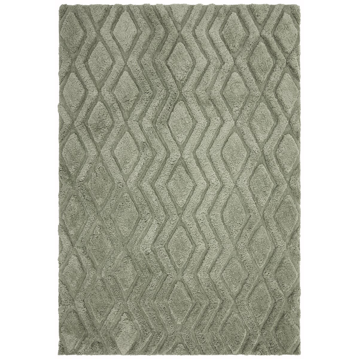 TEPPICH Moderner für Wohn- und Schlafzimmer JACKSON Grün 120 x 170 cm - Grün, Textil (120/170cm) - Novatrend