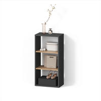 AUFBEWAHRUNGSREGAL Ortello Anthrazit/Goldkraft Eiche 40 x 80.1 cm - Honigeiche/Anthrazit, Holzwerkstoff (40/80.1/24cm) - Livinity®