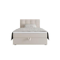 BOXBETT FADO 2 100x200, mit Matratze H3 und Topper, Cosmic 10 - Beige, Holz/Kunststoff (100/200cm) - Bedante
