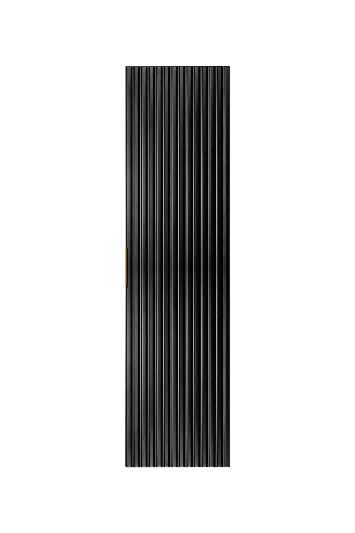 HÄNGESCHRANK Schwarz matt 35/136/27 cm - Schwarz, Holzwerkstoff (35/136/27cm) - Rodan