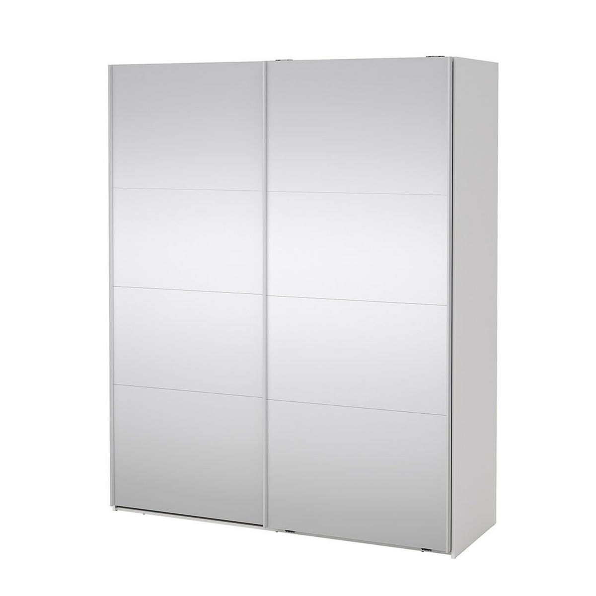 SCHIEBETÜRENSCHRANK, Catania, Weiß, Holzwerkstoff, 179 x 67 x 221 cm - Weiß, Holzwerkstoff (179/221/67cm) - ebuy24