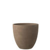 BLUMENTOPF RUND Braun - Mokka, Keramik (36/34cm) - J-Line