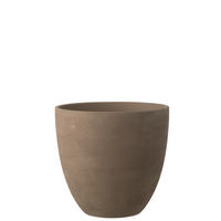 BLUMENTOPF RUND Braun - Mokka, Keramik (36/34cm) - J-Line