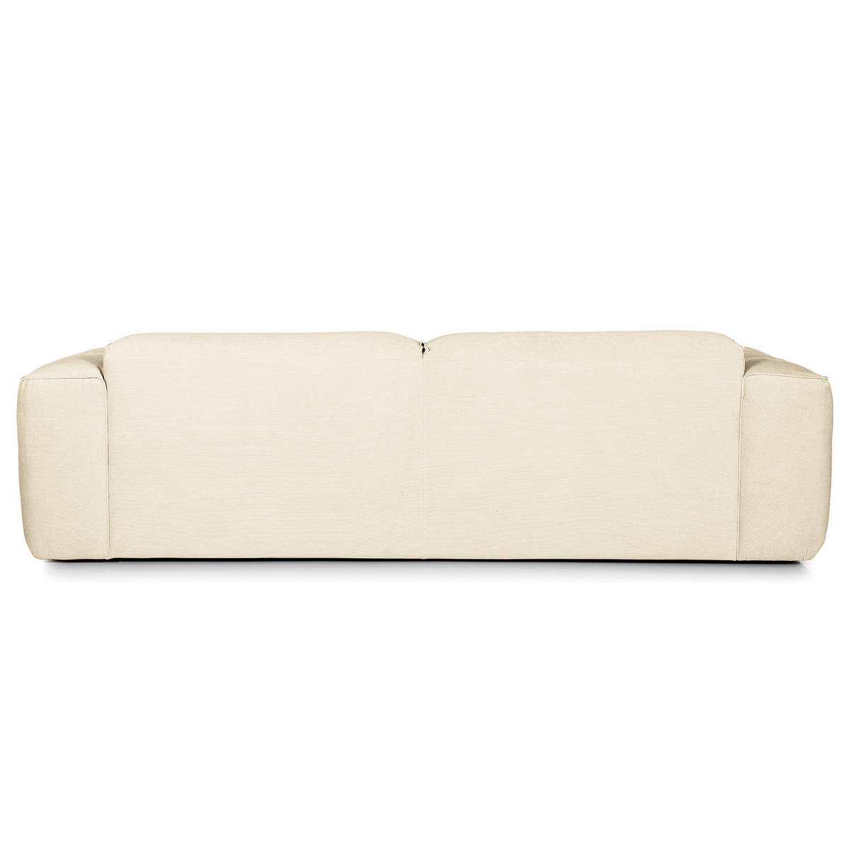 3-SITZER SOFA - Beige/Schwarz, Kunststoff/Textil (251/71/102cm) - home24