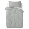 BETTBEZUG 2er-Set teiliges basic 115x145 cm (kinderbett) grau - Grau, Textil (115/145cm) - Happy Friday