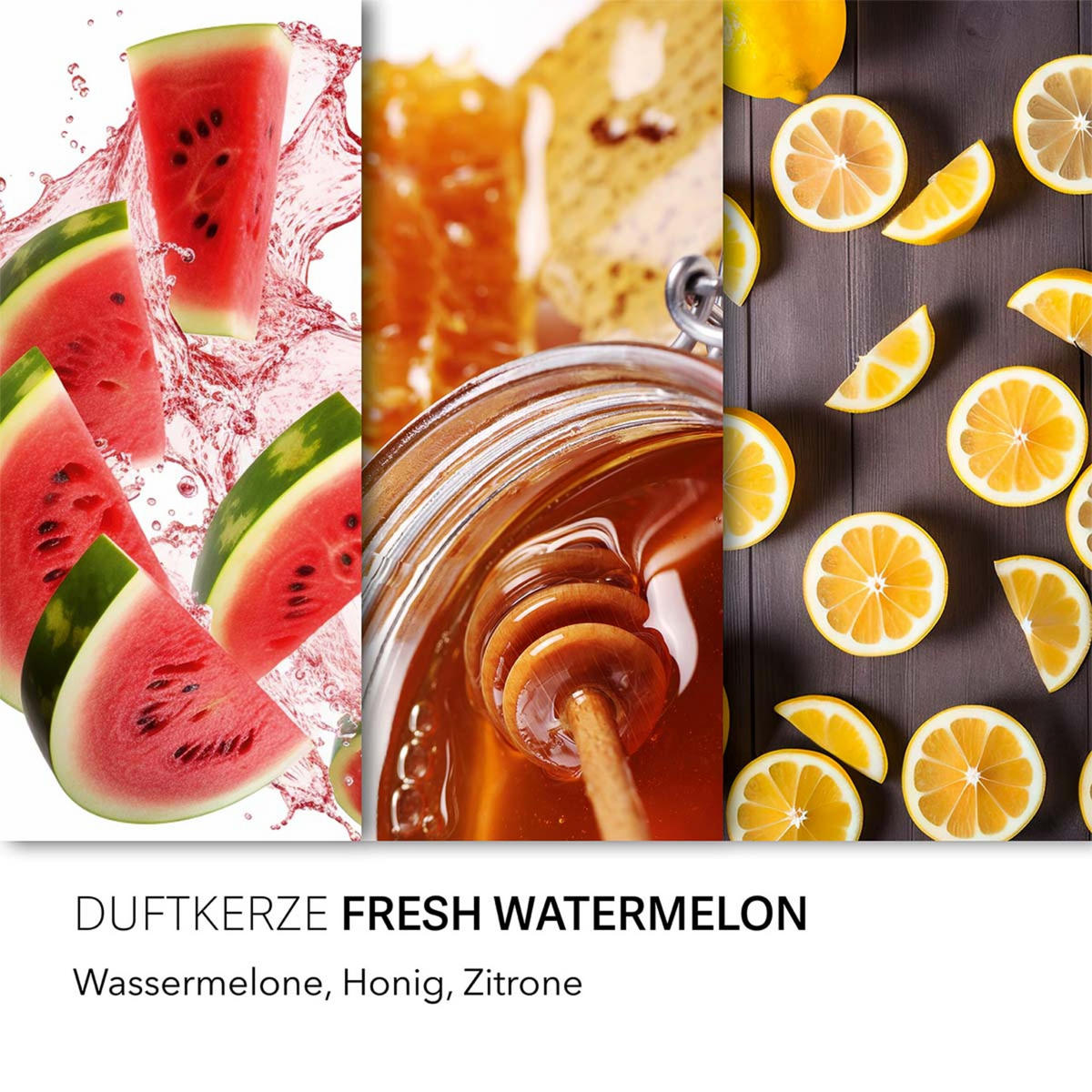 DUFTKERZE CandleBrothers - Rot, Glas/Naturmaterialen (13cm)