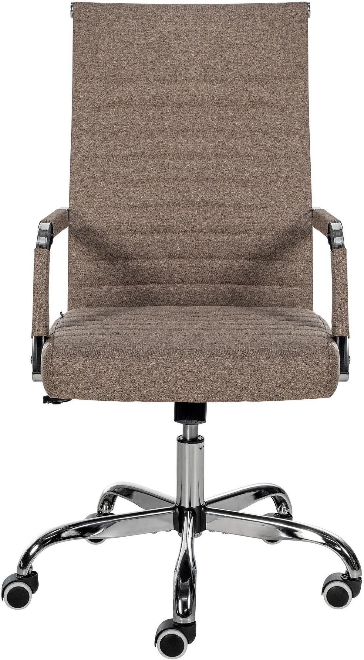 DREHSTUHL Stoff taupe - Taupe, Textil/Metall (51/98/63cm) - CLP