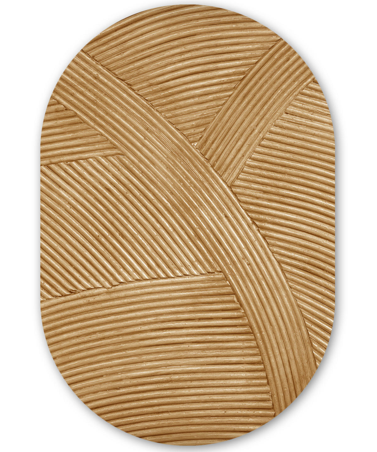 WANDBILD Struktur - Natur - Kunst - Rattan 40x60 cm - Naturfarben, Kunststoff (40/60cm) - MuchoWow