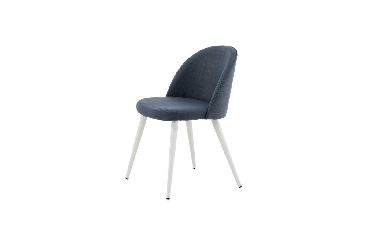 ESSZIMMERSTUHL Velvet Blau 50x57x77 - Blau, Textil (50/77/57cm) - FURNLUX