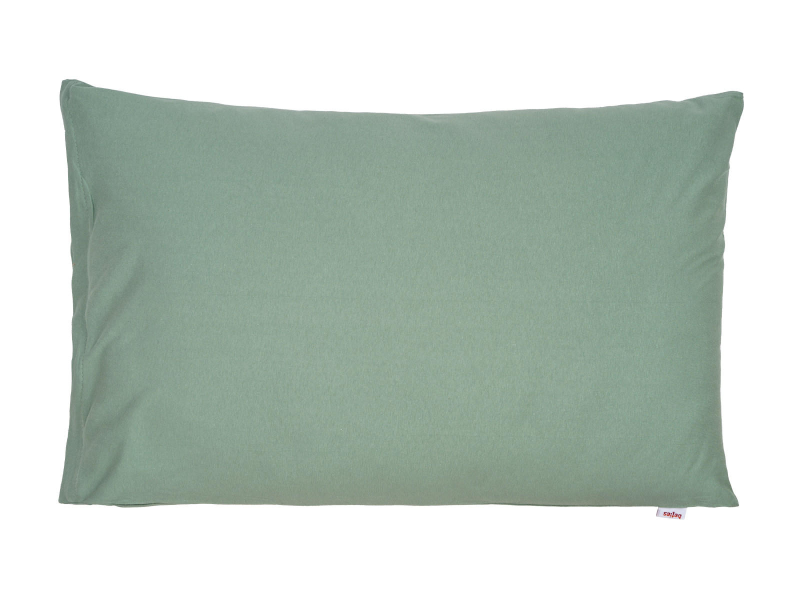 KISSENHÜLLE BasicSoft natural-grün 100% Baumwoll-Jersey 40/60 cm - Salbeigrün, Textil (40/60cm) - beties Heimtextil