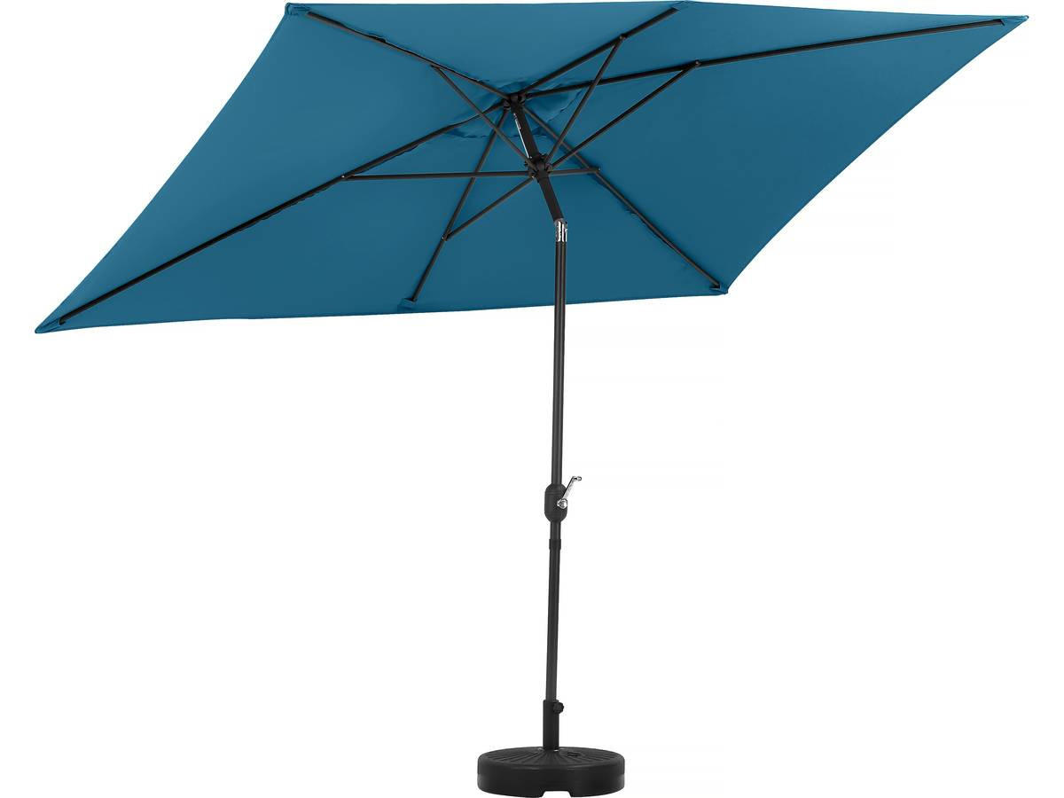 SONNENSCHIRM sol 2 Blau - Blau, Metall (300/200cm) - Habitat Garten