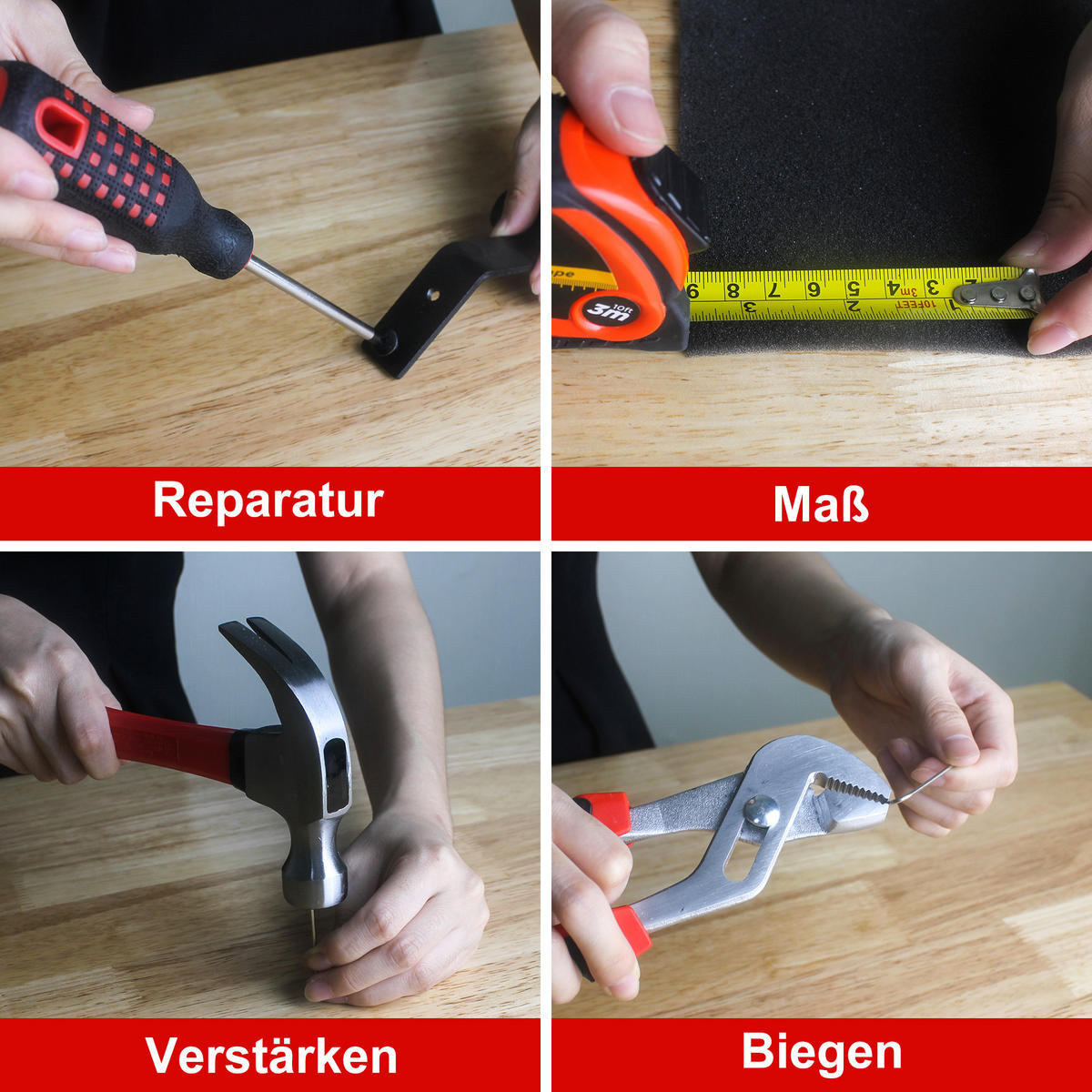 WERKZEUGSET 238 TEILE mit abschließbarem Koffer, für Heimwerker und Profis - Schwarz, Metall (35.5/8.9/45.5cm) - Novahome