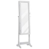 SCHMUCKSCHRANK Betty - Weiß, Holzwerkstoff (41/36/151cm) - SONGMICS