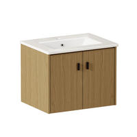 WASCHTISCH Helleichefarben 60 cm - Hellbraun, Holz (60/46.48/46cm) - PANGIVO