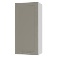 KÜCHENHÄNGESCHRANK Kvantum W4/45 Beige Matt / Weiß Matt 45 / 32,5 / 96cm - Beige/Weiß, Holz/Holzwerkstoff (45/96/32.5cm) - Feldmann-Wohnen