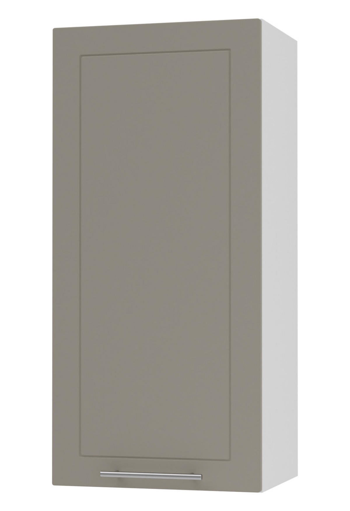 KÜCHENHÄNGESCHRANK Kvantum W4/45 Beige Matt / Weiß Matt 45 / 32,5 / 96cm - Beige/Weiß, Holz/Holzwerkstoff (45/96/32.5cm) - Feldmann-Wohnen