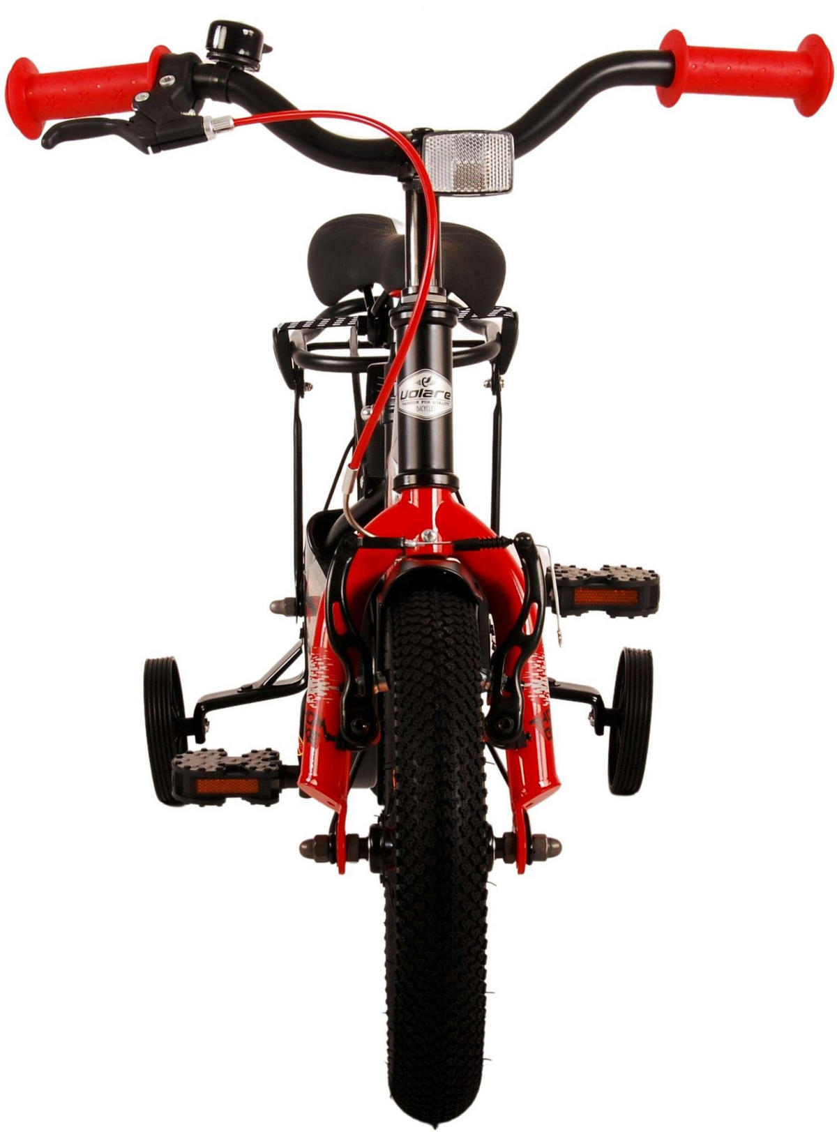 KINDERFAHRRAD Thornbike - Jungen - 12 Zoll - Rücktritt + Handbremse - Schwarz/Rot - Rot/Schwarz, Metall (45cm) - TPFSports