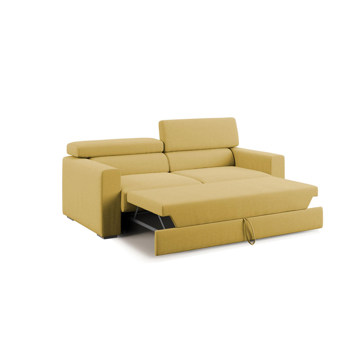 LINEARSOFA Dylan - Gelb, Textil (158/89/100cm) - Divani.store