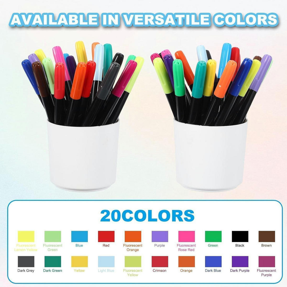 PERMANENT Marker Set 6-teilig Dunkelgrün - Grün, Kunststoff (1.1/1.1/14.8cm)