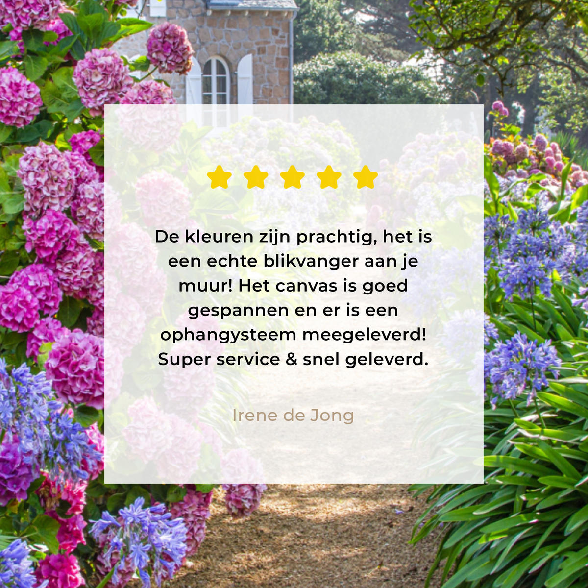 LEINWANDBILD Hortensie - Durchsichtig - Blumen - Sommer - Lila - Weg 40x30 cm - Lila, Textil (40/30cm) - MuchoWow